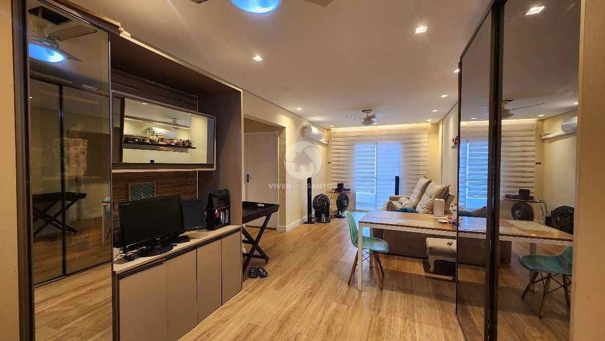 Apartamento Vista Livre 2 Dormitórios com dependência - Marapé- Santos em Marapé, Santos — foto 2
