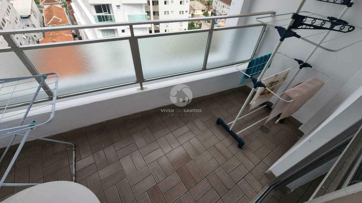 Apartamento Vista Livre 2 Dormitórios com dependência - Marapé- Santos em Marapé, Santos — foto 3