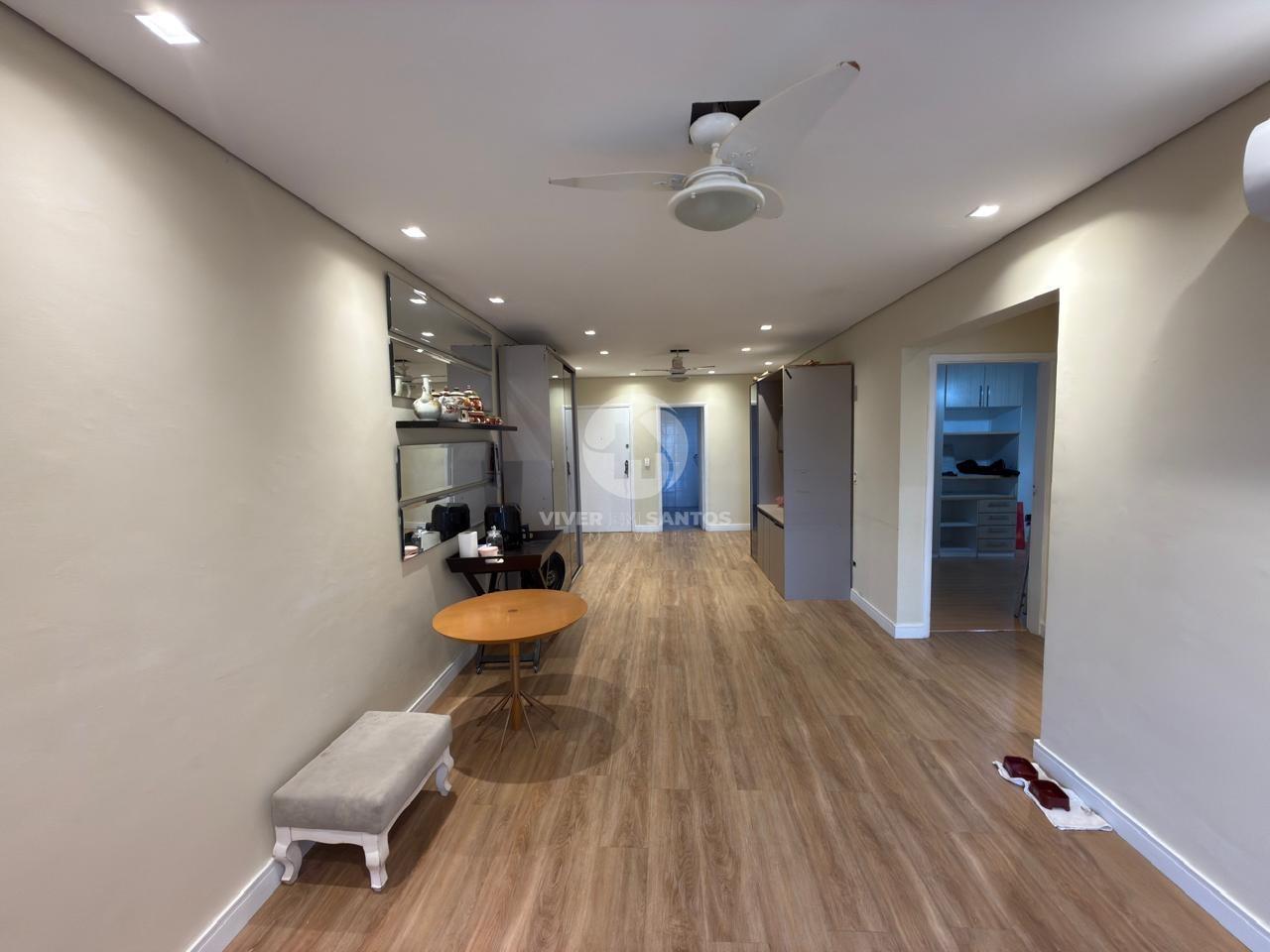 Apartamento Vista Livre 2 Dormitórios com dependência - Marapé- Santos em Marapé, Santos — foto 2