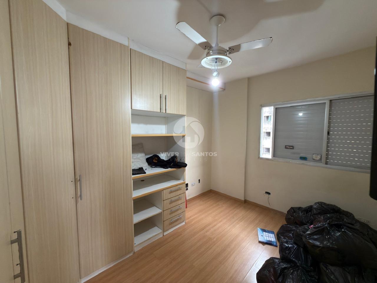 Apartamento Vista Livre 2 Dormitórios com dependência - Marapé- Santos em Marapé, Santos — foto 10