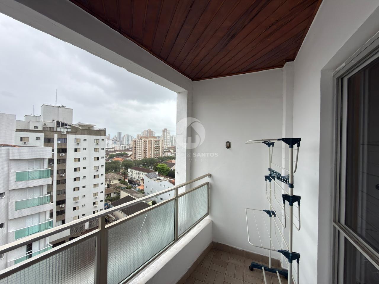 Apartamento Vista Livre 2 Dormitórios com dependência - Marapé- Santos em Marapé, Santos — foto 15
