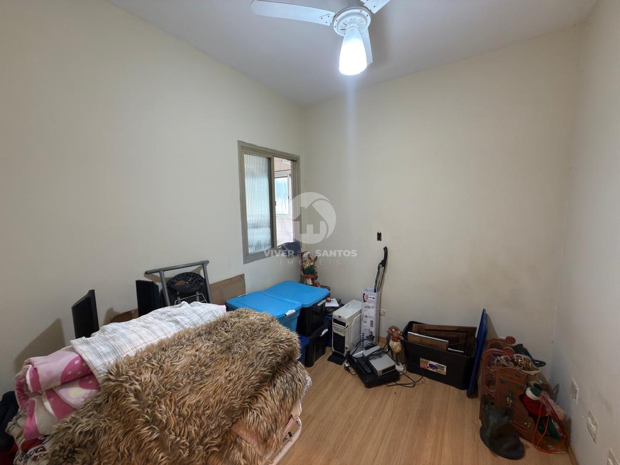 Apartamento Vista Livre 2 Dormitórios com dependência - Marapé- Santos em Marapé, Santos — foto 8