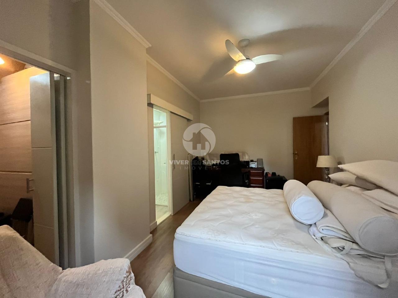 Apartamento reformado 3 quartos, 2 suites de frente, Gonzaga em Gonzaga, Santos — foto 6