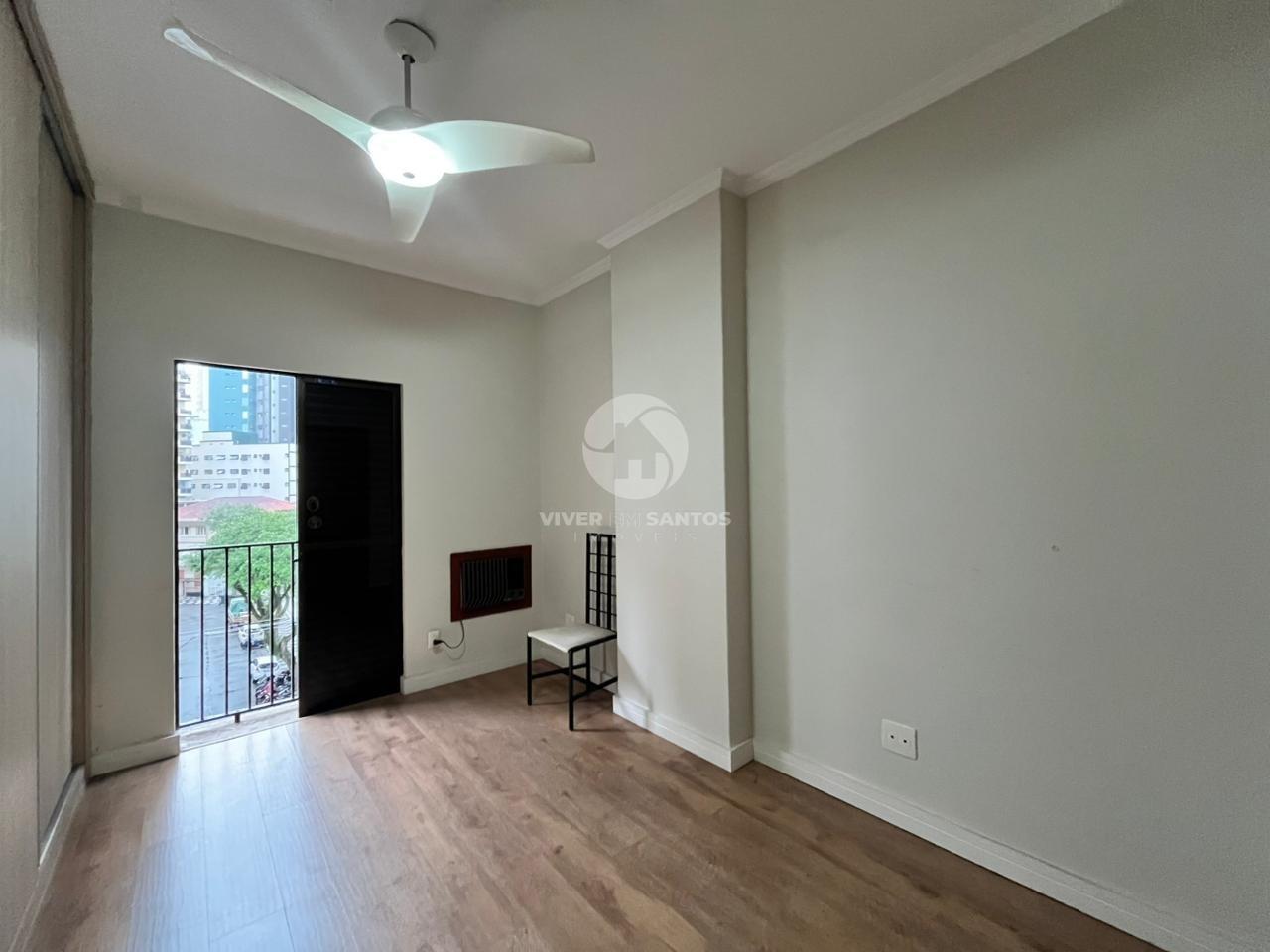 Apartamento reformado 3 quartos, 2 suites de frente, Gonzaga em Gonzaga, Santos — foto 10