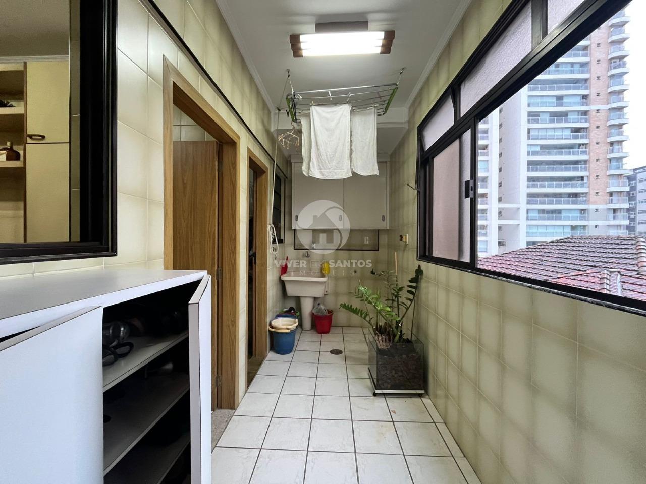Apartamento reformado 3 quartos, 2 suites de frente, Gonzaga em Gonzaga, Santos — foto 20