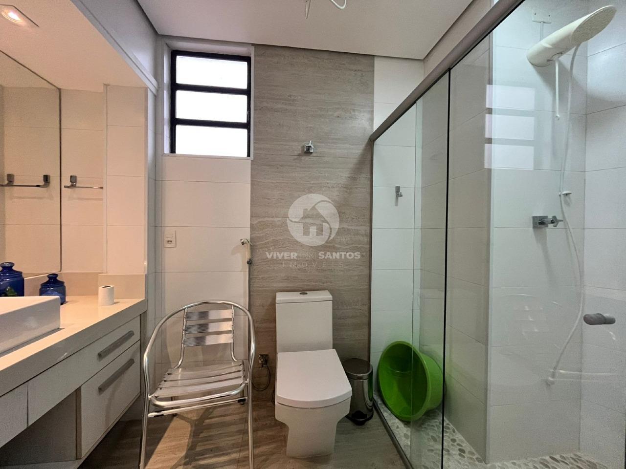 Apartamento reformado 3 quartos, 2 suites de frente, Gonzaga em Gonzaga, Santos — foto 9