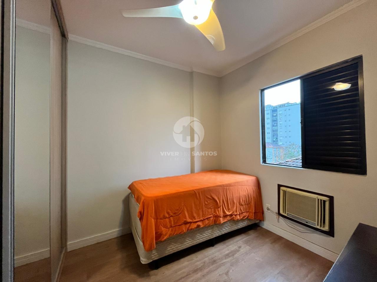 Apartamento reformado 3 quartos, 2 suites de frente, Gonzaga em Gonzaga, Santos — foto 12