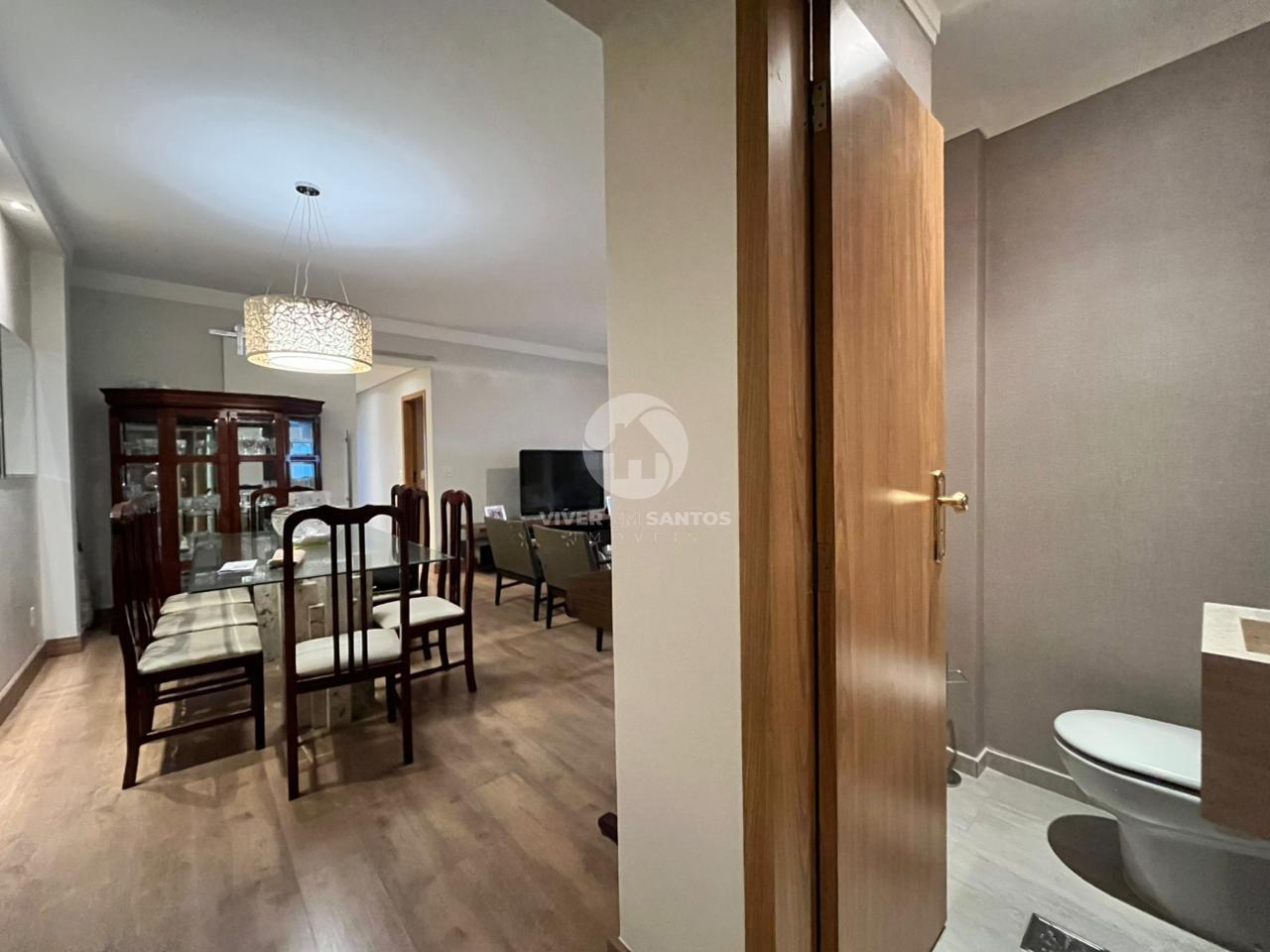 Apartamento reformado 3 quartos, 2 suites de frente, Gonzaga em Gonzaga, Santos — foto 15
