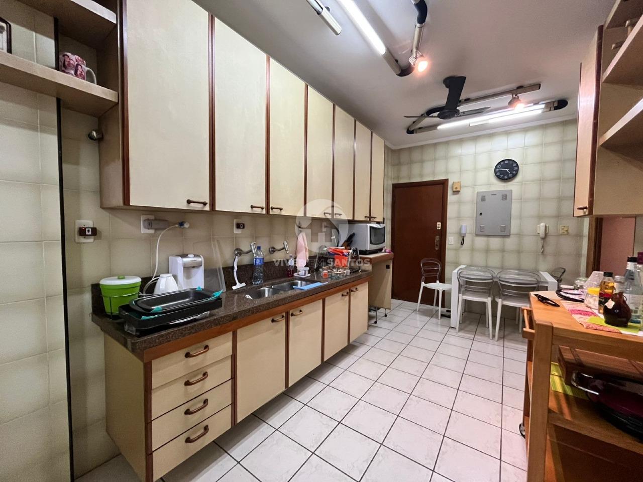 Apartamento reformado 3 quartos, 2 suites de frente, Gonzaga em Gonzaga, Santos — foto 19