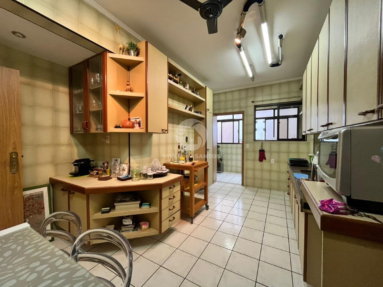 Apartamento reformado 3 quartos, 2 suites de frente, Gonzaga em Gonzaga, Santos — foto 18