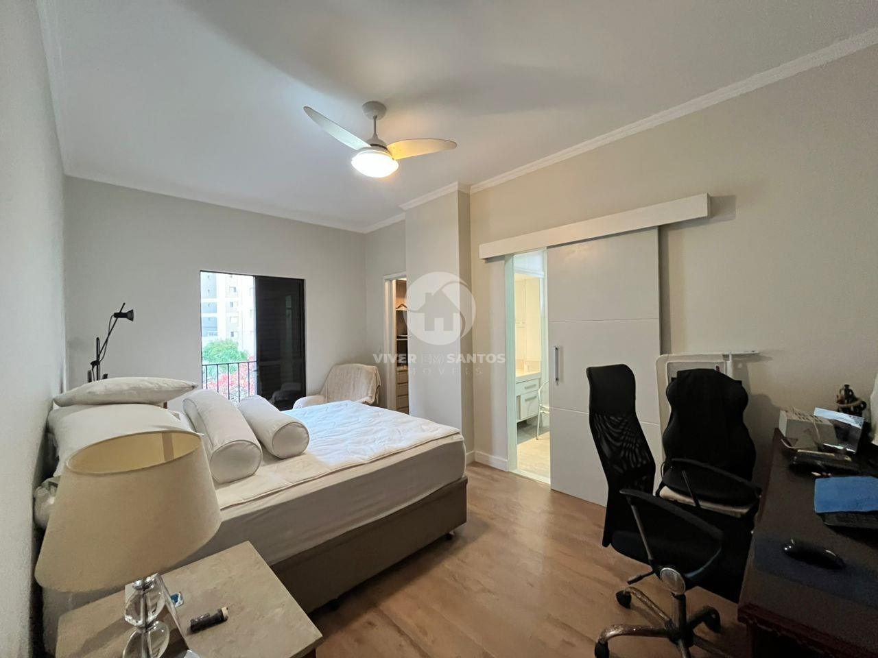 Apartamento reformado 3 quartos, 2 suites de frente, Gonzaga em Gonzaga, Santos — foto 5