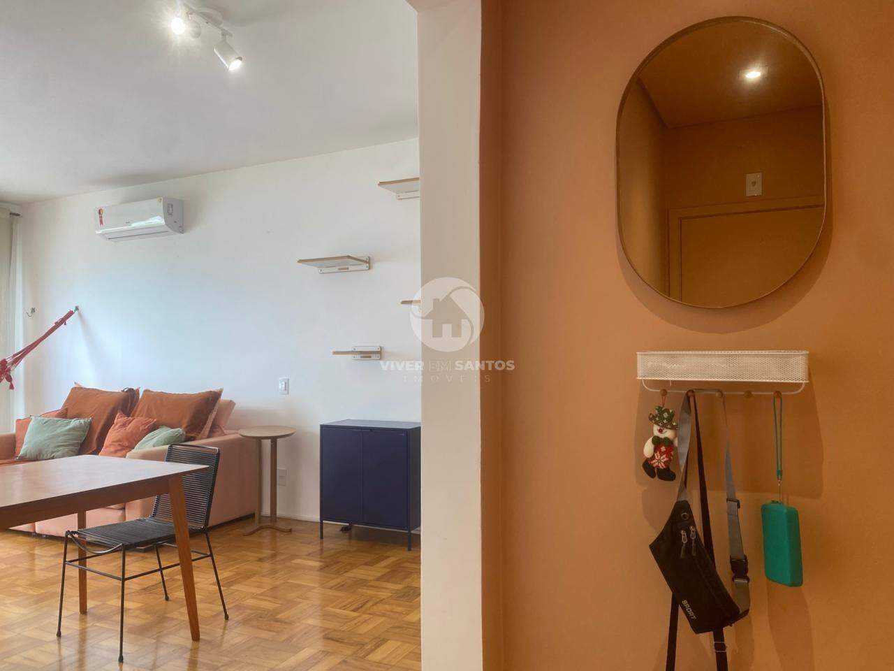 APARTAMENTO 2 QUARTOS REFORMADO NO BOQUEIRAO COM VISTA MAR- SANTOS em Boqueirão, Santos — foto 2