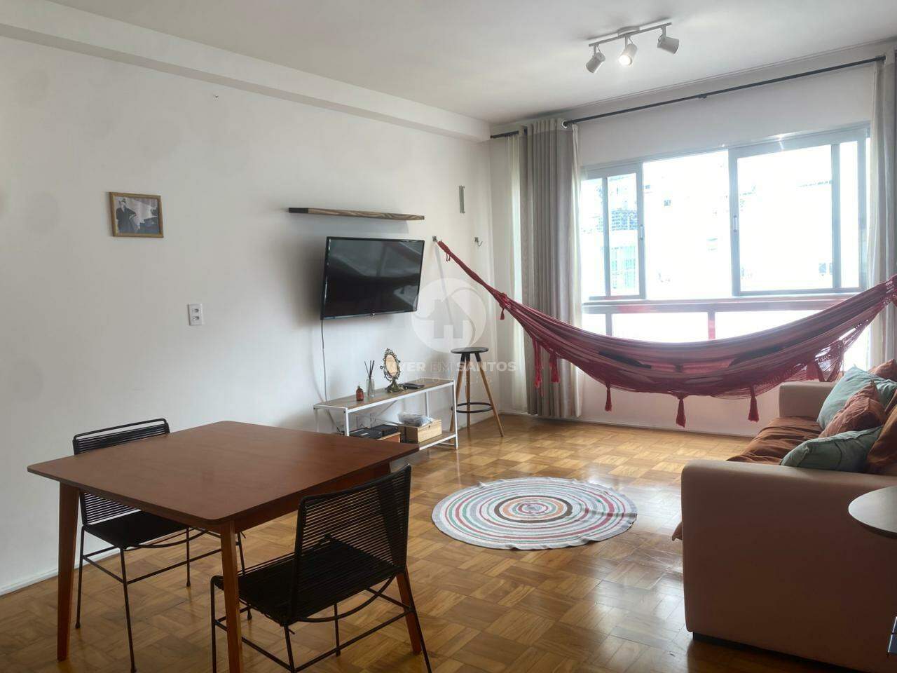 APARTAMENTO 2 QUARTOS REFORMADO NO BOQUEIRAO COM VISTA MAR- SANTOS em Boqueirão, Santos — foto 4