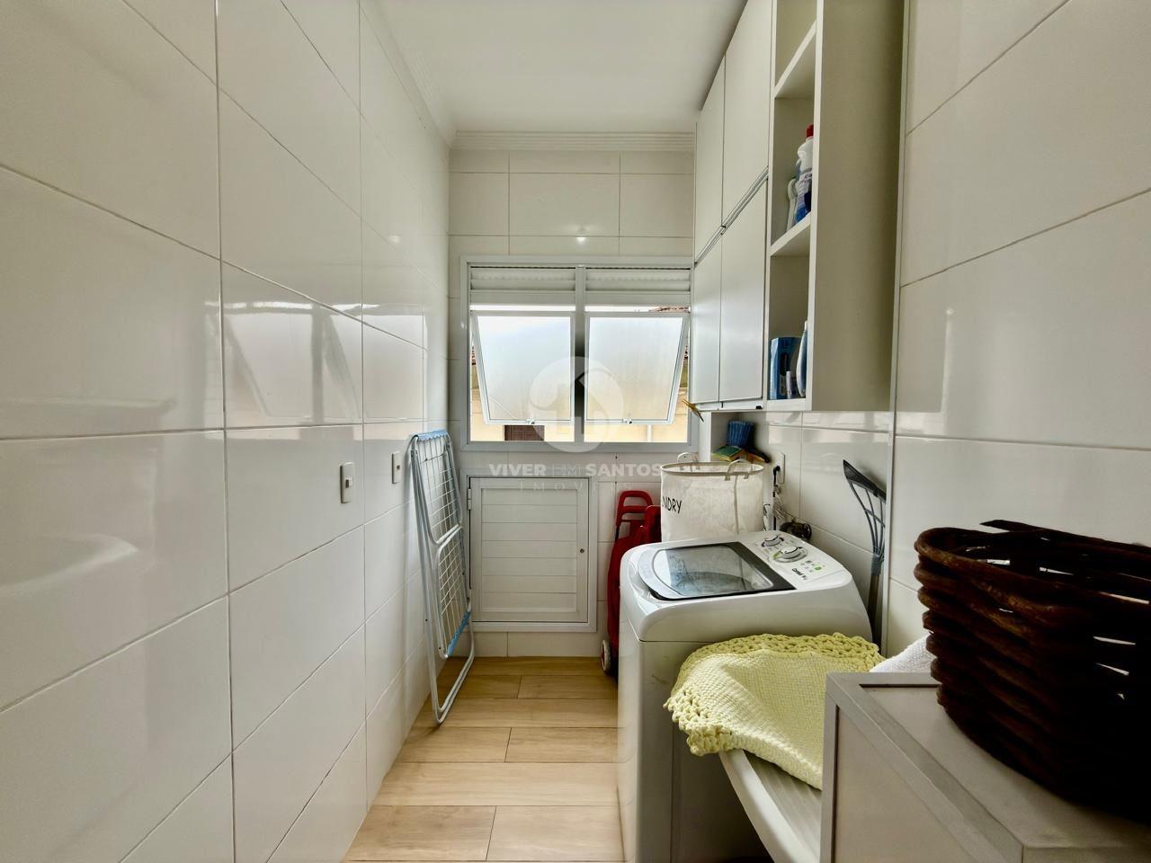 Apartamento seminovo com 2 dormitórios, suíte, sacada e lazer no Marapé – Santos em Marapé, Santos — foto 15