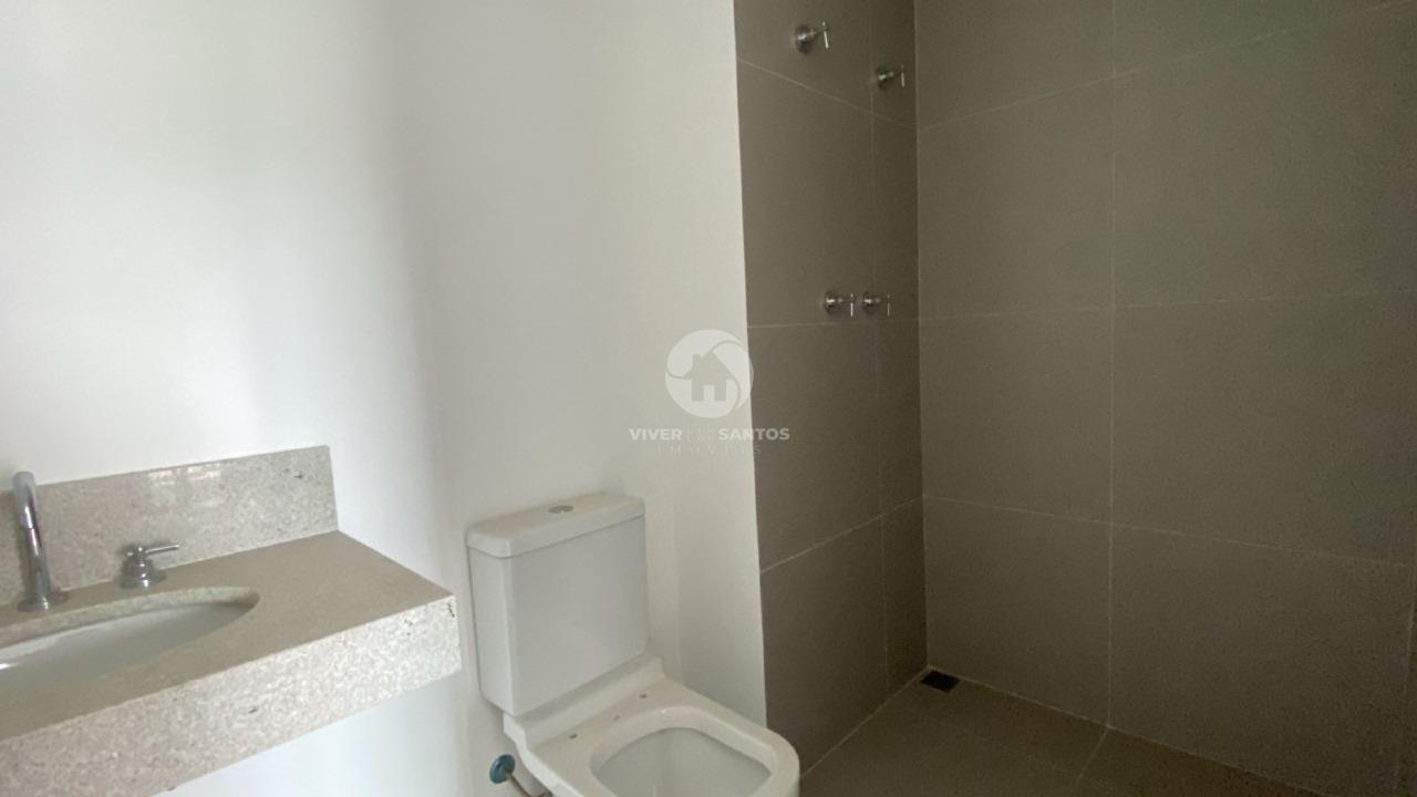 1 quarto 2 banheiros 1 vaga demarcada com lazer na cobertura Boqueirao em Boqueirão, Santos — foto 9