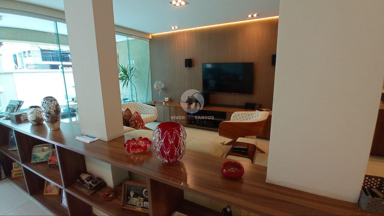 Sobrado Residencial Alto Padrão com 3 suítes, área de lazer à venda em Gonzaga, Santos – Financiamento aceito em Gonzaga, Santos — foto 3