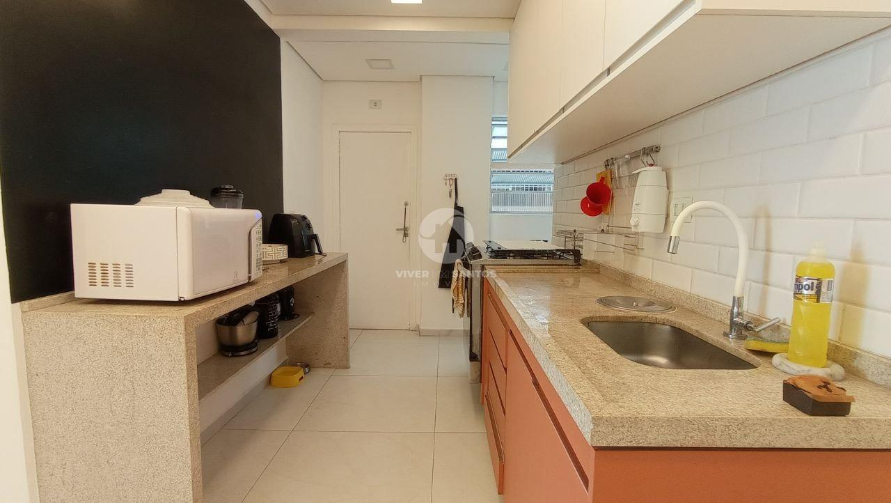 Apartamento frente ao mar com 3 dormitórios, varanda e 109 m² na Aparecida – Santos em Aparecida, Santos — foto 14