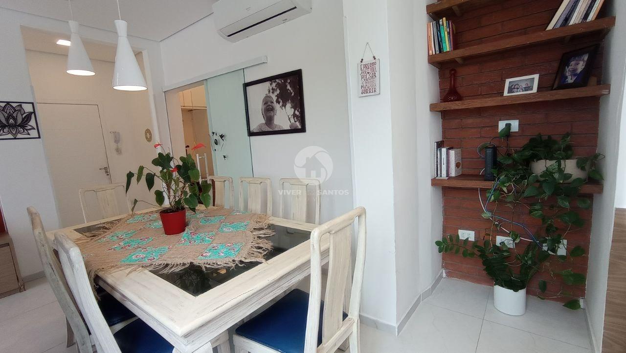 Apartamento frente ao mar com 3 dormitórios, varanda e 109 m² na Aparecida – Santos em Aparecida, Santos — foto 9