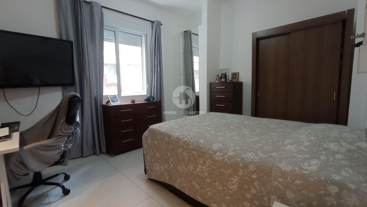 Apartamento frente ao mar com 3 dormitórios, varanda e 109 m² na Aparecida – Santos em Aparecida, Santos — foto 29