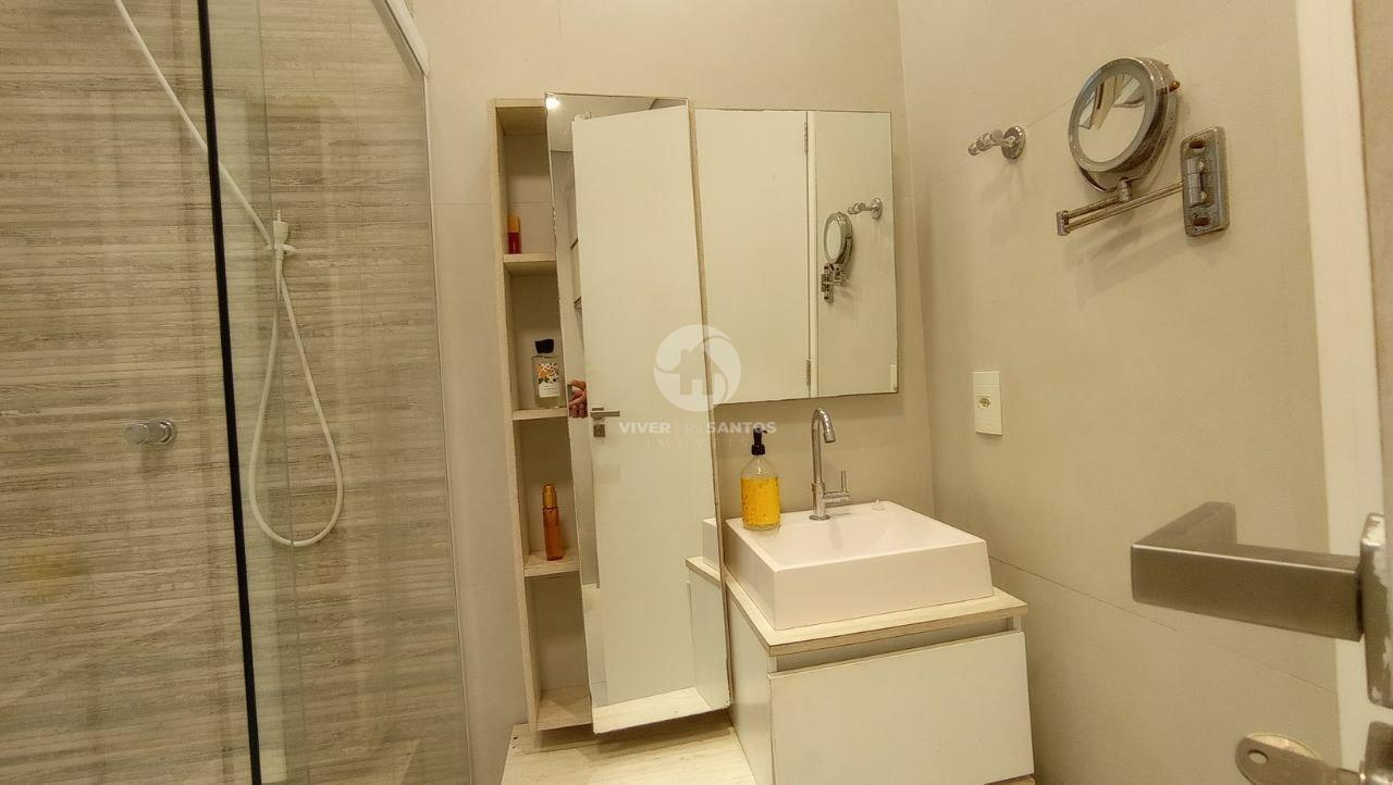 Apartamento frente ao mar com 3 dormitórios, varanda e 109 m² na Aparecida – Santos em Aparecida, Santos — foto 25