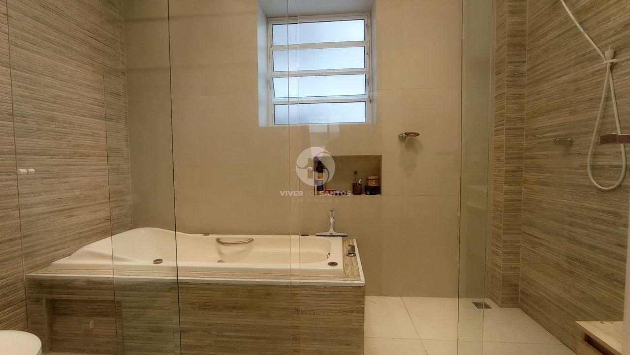 Apartamento frente ao mar com 3 dormitórios, varanda e 109 m² na Aparecida – Santos em Aparecida, Santos — foto 23