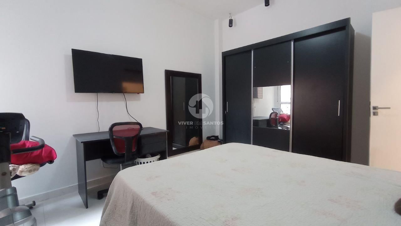 Apartamento frente ao mar com 3 dormitórios, varanda e 109 m² na Aparecida – Santos em Aparecida, Santos — foto 27