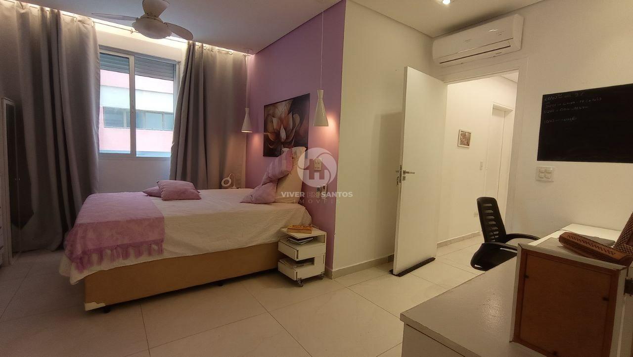 Apartamento frente ao mar com 3 dormitórios, varanda e 109 m² na Aparecida – Santos em Aparecida, Santos — foto 20