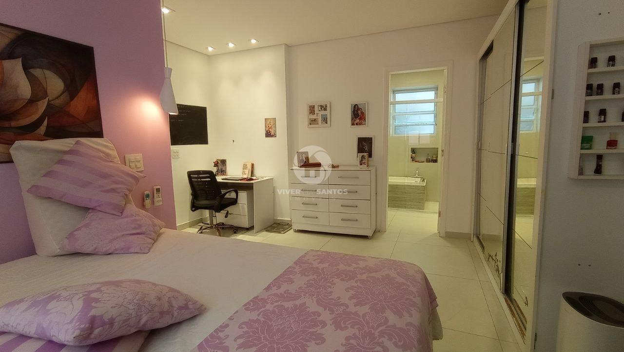 Apartamento frente ao mar com 3 dormitórios, varanda e 109 m² na Aparecida – Santos em Aparecida, Santos — foto 21