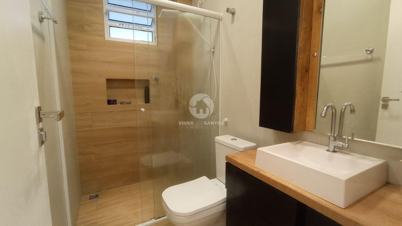Apartamento frente ao mar com 3 dormitórios, varanda e 109 m² na Aparecida – Santos em Aparecida, Santos — foto 28