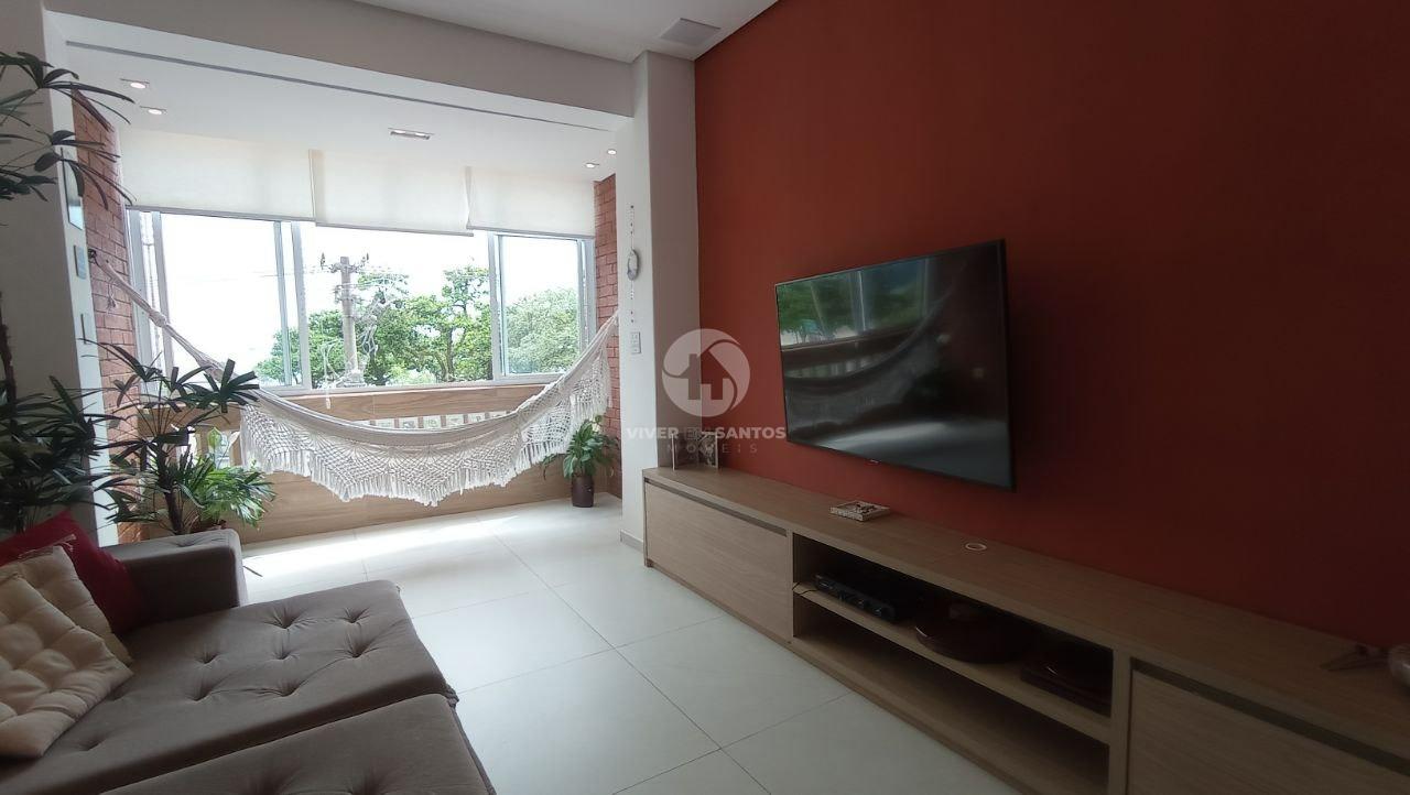 Apartamento frente ao mar com 3 dormitórios, varanda e 109 m² na Aparecida – Santos em Aparecida, Santos — foto 5