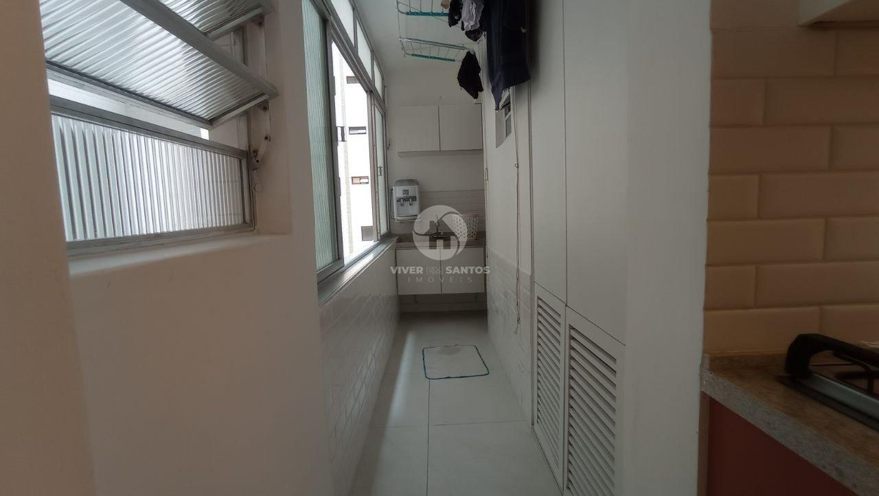 Apartamento frente ao mar com 3 dormitórios, varanda e 109 m² na Aparecida – Santos em Aparecida, Santos — foto 18