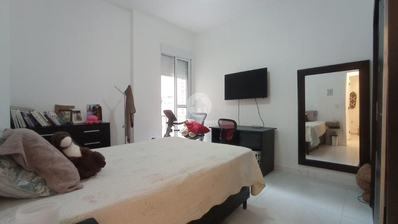 Apartamento frente ao mar com 3 dormitórios, varanda e 109 m² na Aparecida – Santos em Aparecida, Santos — foto 26
