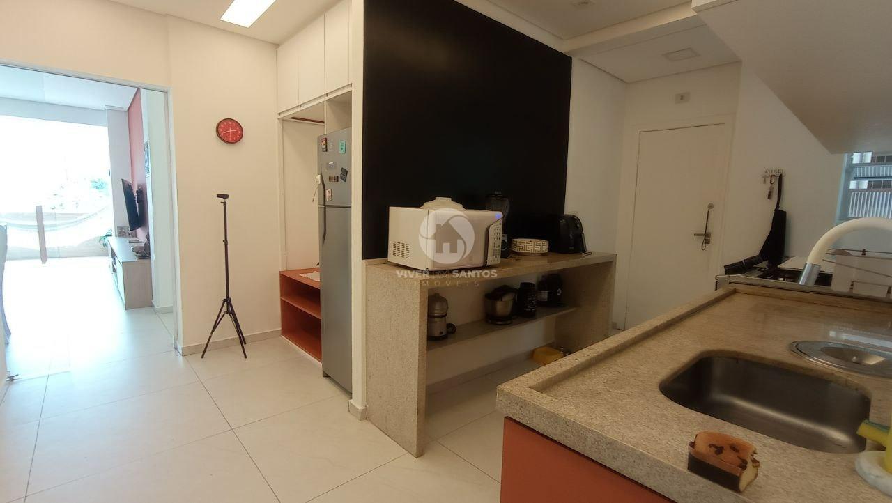 Apartamento frente ao mar com 3 dormitórios, varanda e 109 m² na Aparecida – Santos em Aparecida, Santos — foto 13