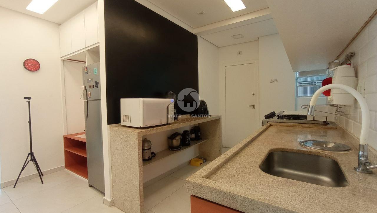 Apartamento frente ao mar com 3 dormitórios, varanda e 109 m² na Aparecida – Santos em Aparecida, Santos — foto 15