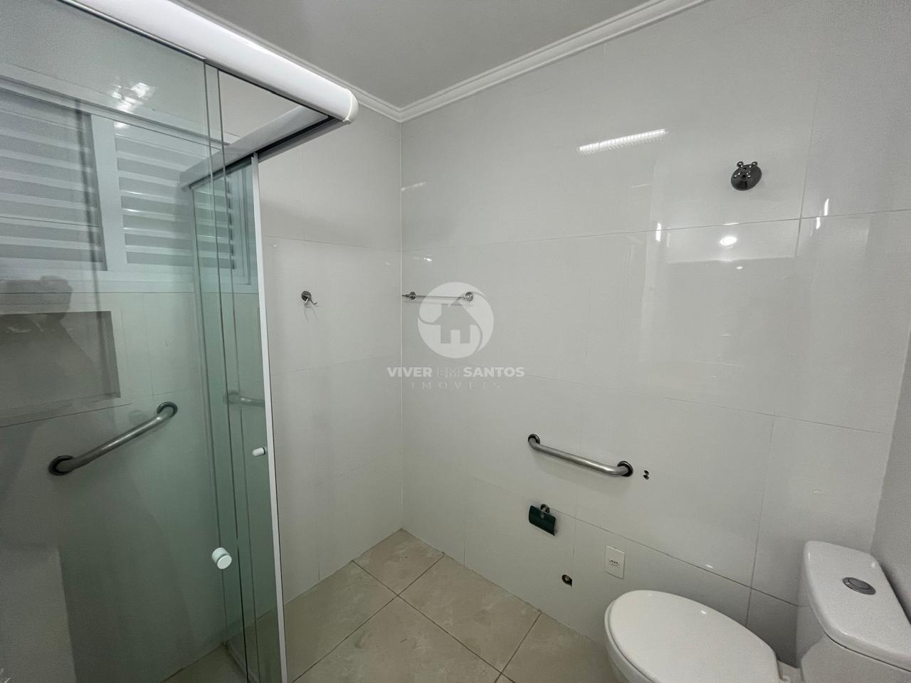 Apartamento à venda no Gonzaga | Varanda na avenida da praia | 2 dorm + dependência-vaga demarcada em Gonzaga, Santos — foto 16