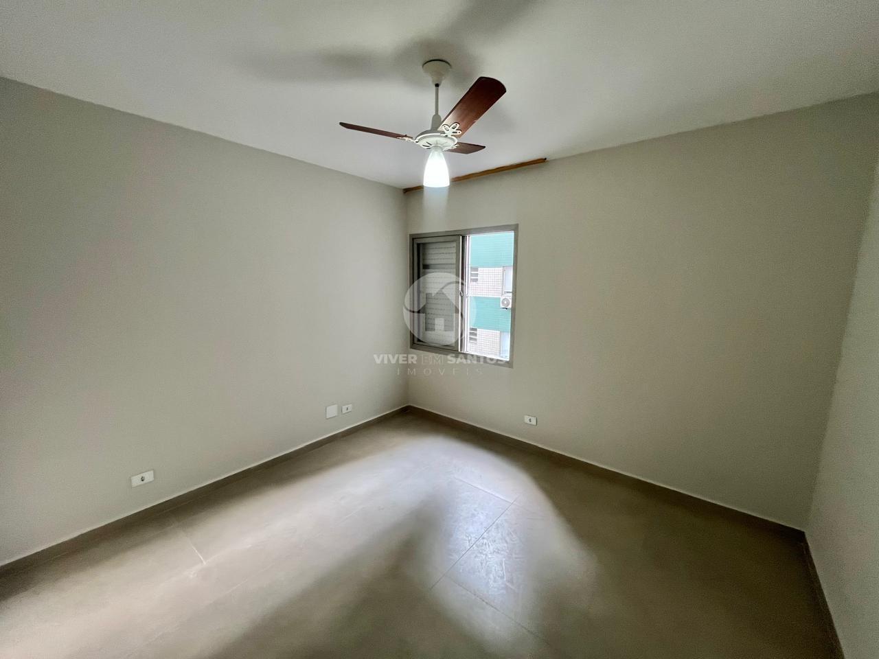 Apartamento à venda no Gonzaga | Varanda na avenida da praia | 2 dorm + dependência-vaga demarcada em Gonzaga, Santos — foto 12