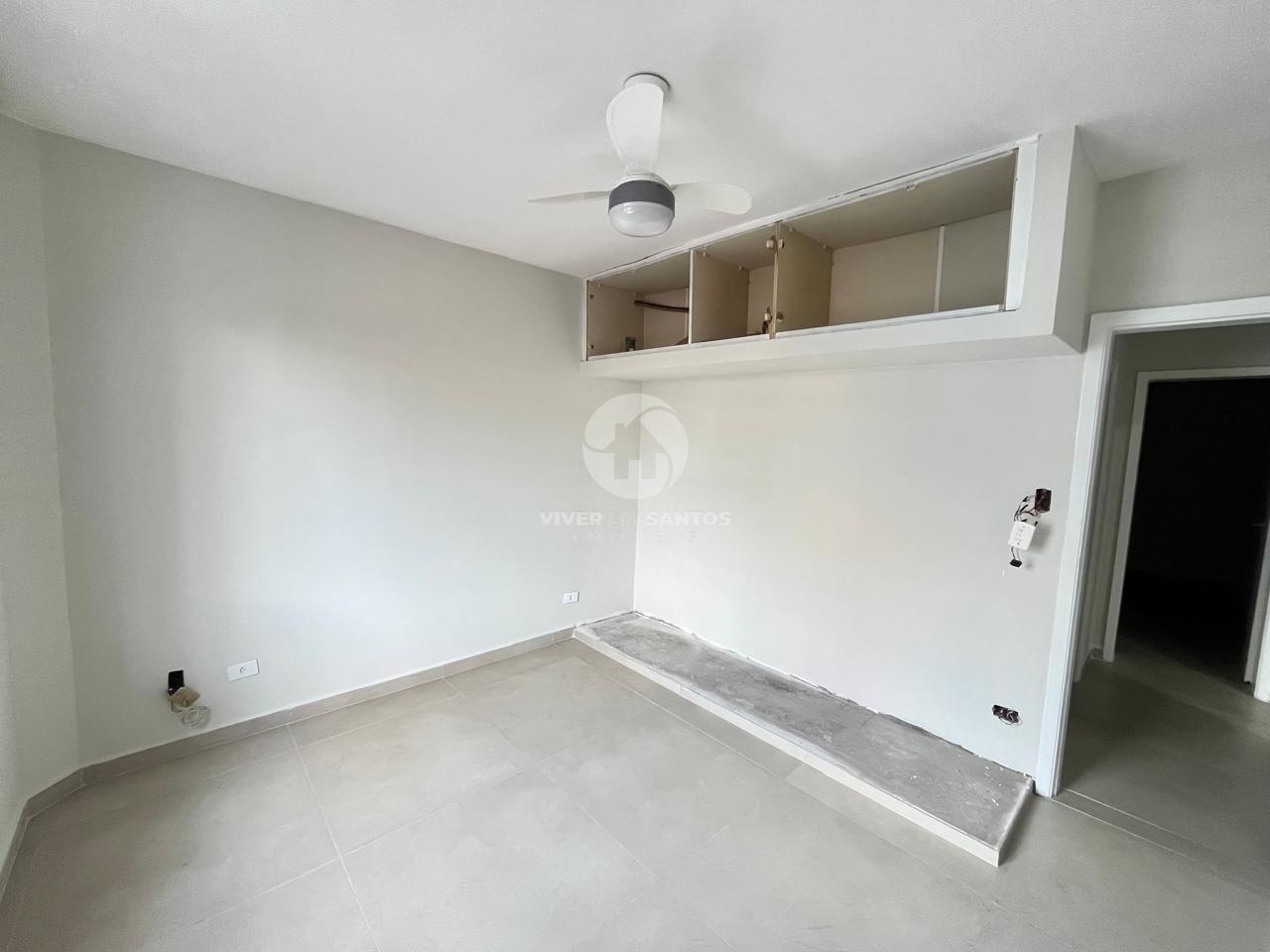 Apartamento à venda no Gonzaga | Varanda na avenida da praia | 2 dorm + dependência-vaga demarcada em Gonzaga, Santos — foto 18