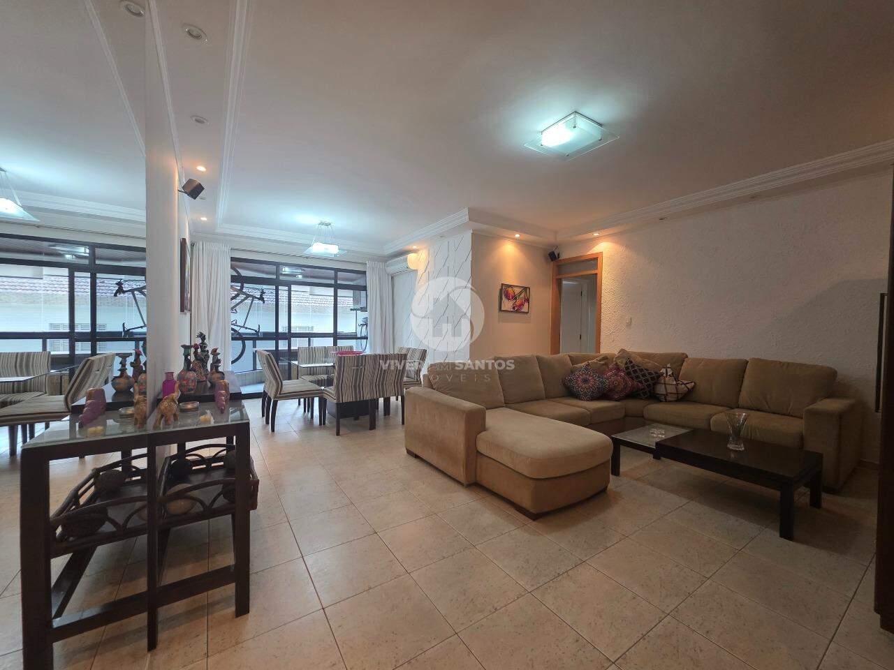 Excelente apartamento frente mar, 3 dormitórios, com suíte e dependência.. em Ponta da Praia, Santos — foto 2