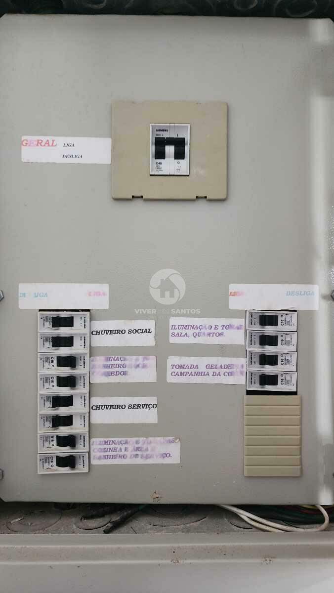 Apartamento frente com 2 dormitórios em Embaré, 1 quadra da praia em Embaré, Santos — foto 15