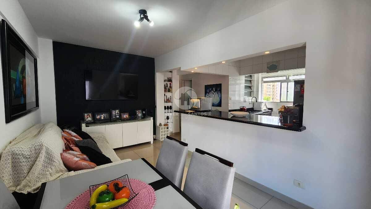 Apartamento frente com 2 dormitórios em Embaré, 1 quadra da praia em Embaré, Santos — foto 4
