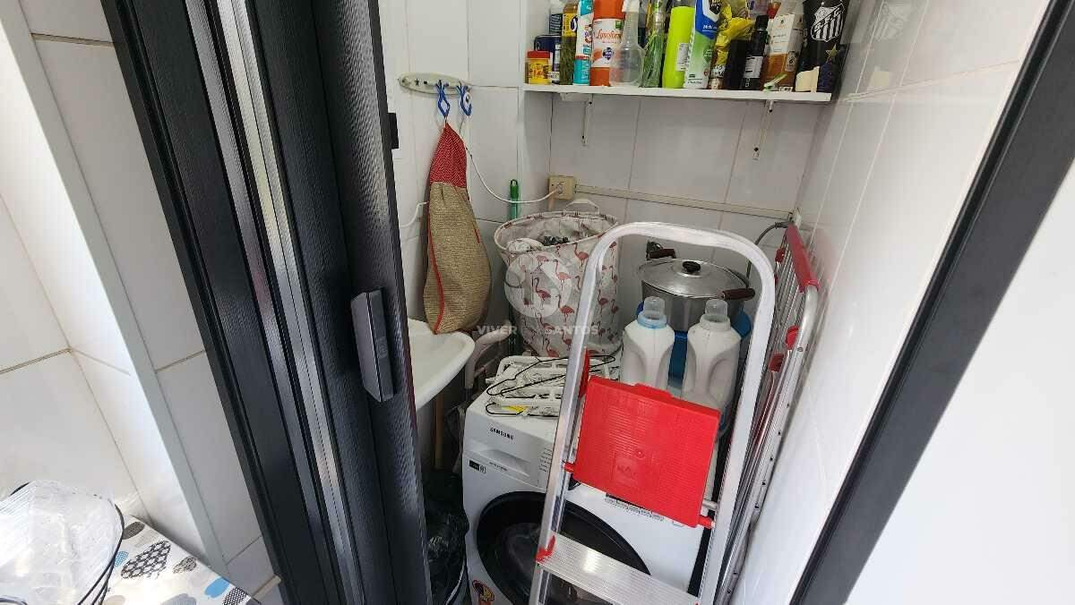 Apartamento frente com 2 dormitórios em Embaré, 1 quadra da praia em Embaré, Santos — foto 12