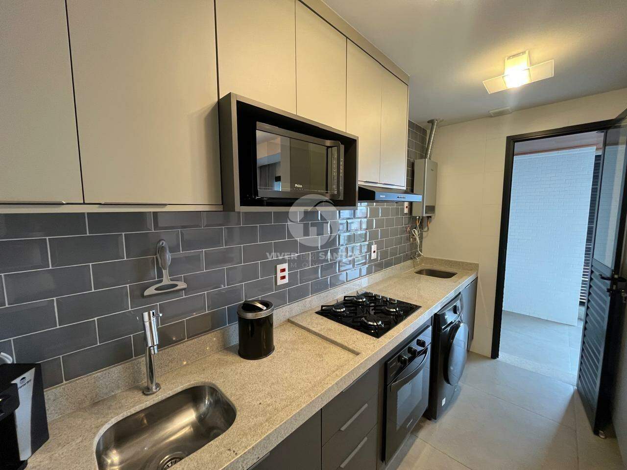 Apartamento no Boqueirão - 01 dormitório- vaga demarcada -Lazer completo- prox. á praia em Boqueirão, Santos — foto 9