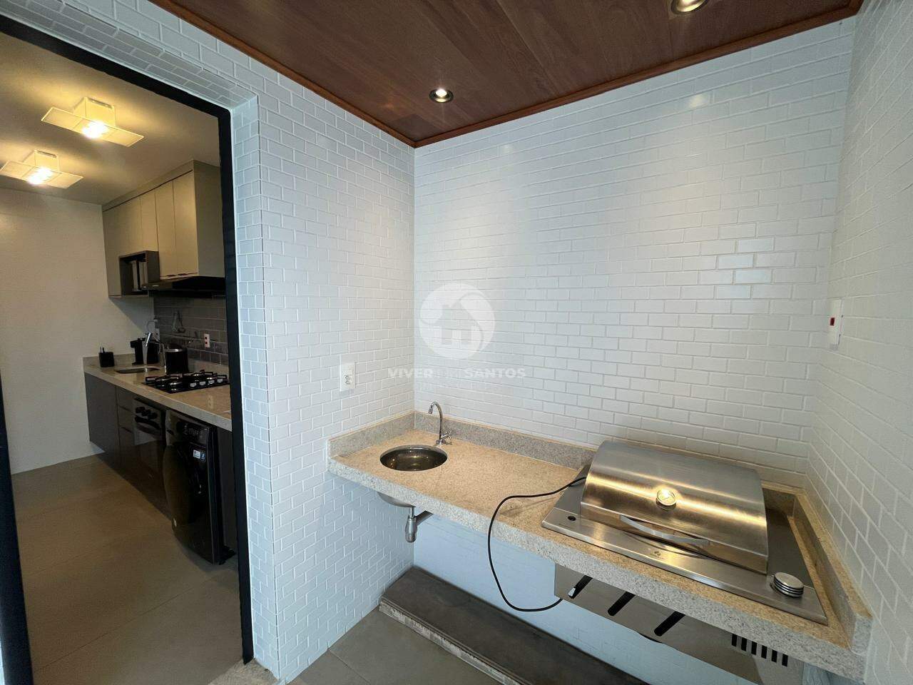 Apartamento no Boqueirão - 01 dormitório- vaga demarcada -Lazer completo- prox. á praia em Boqueirão, Santos — foto 19