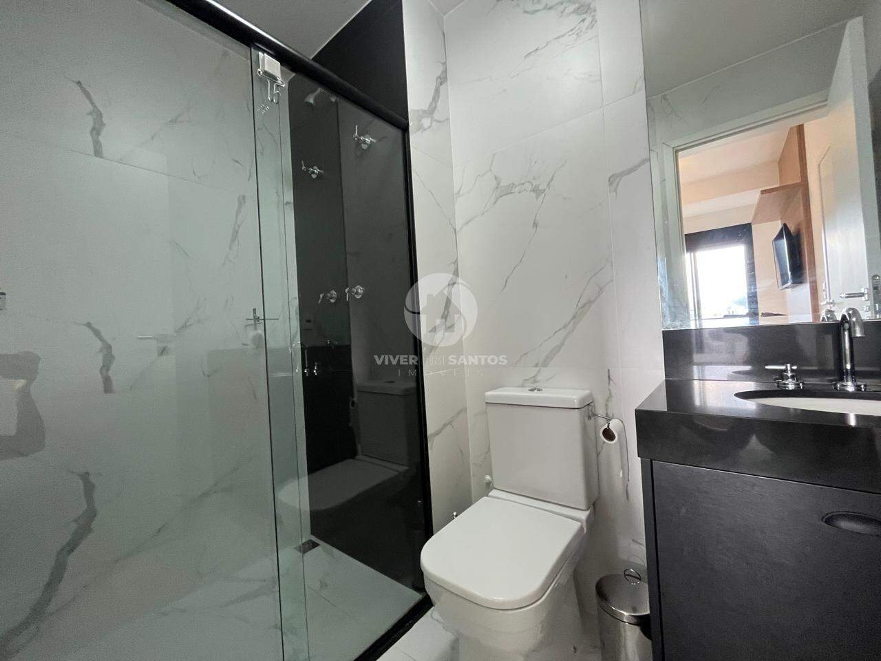 Apartamento no Boqueirão - 01 dormitório- vaga demarcada -Lazer completo- prox. á praia em Boqueirão, Santos — foto 16