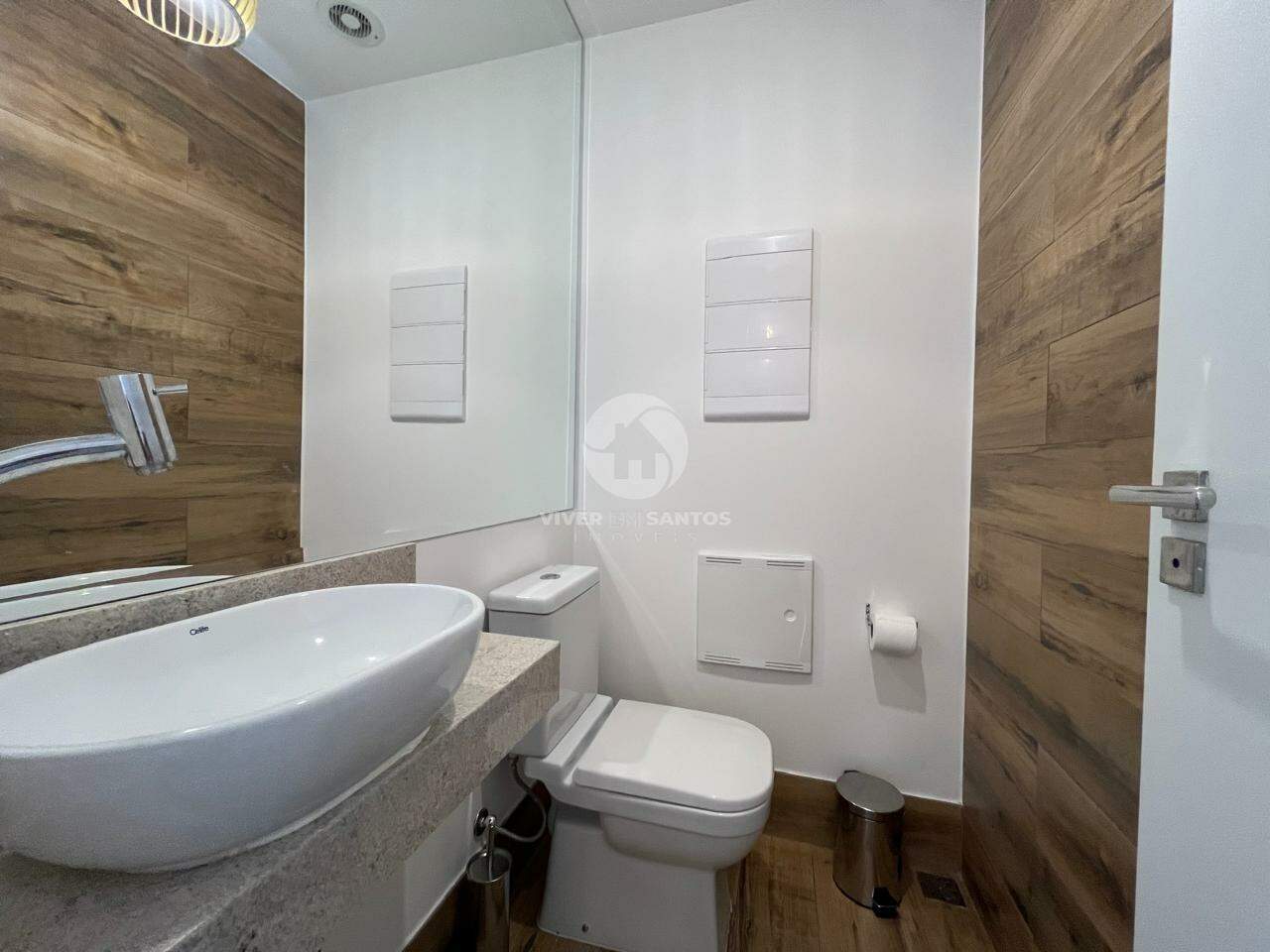 Apartamento no Boqueirão - 01 dormitório- vaga demarcada -Lazer completo- prox. á praia em Boqueirão, Santos — foto 5