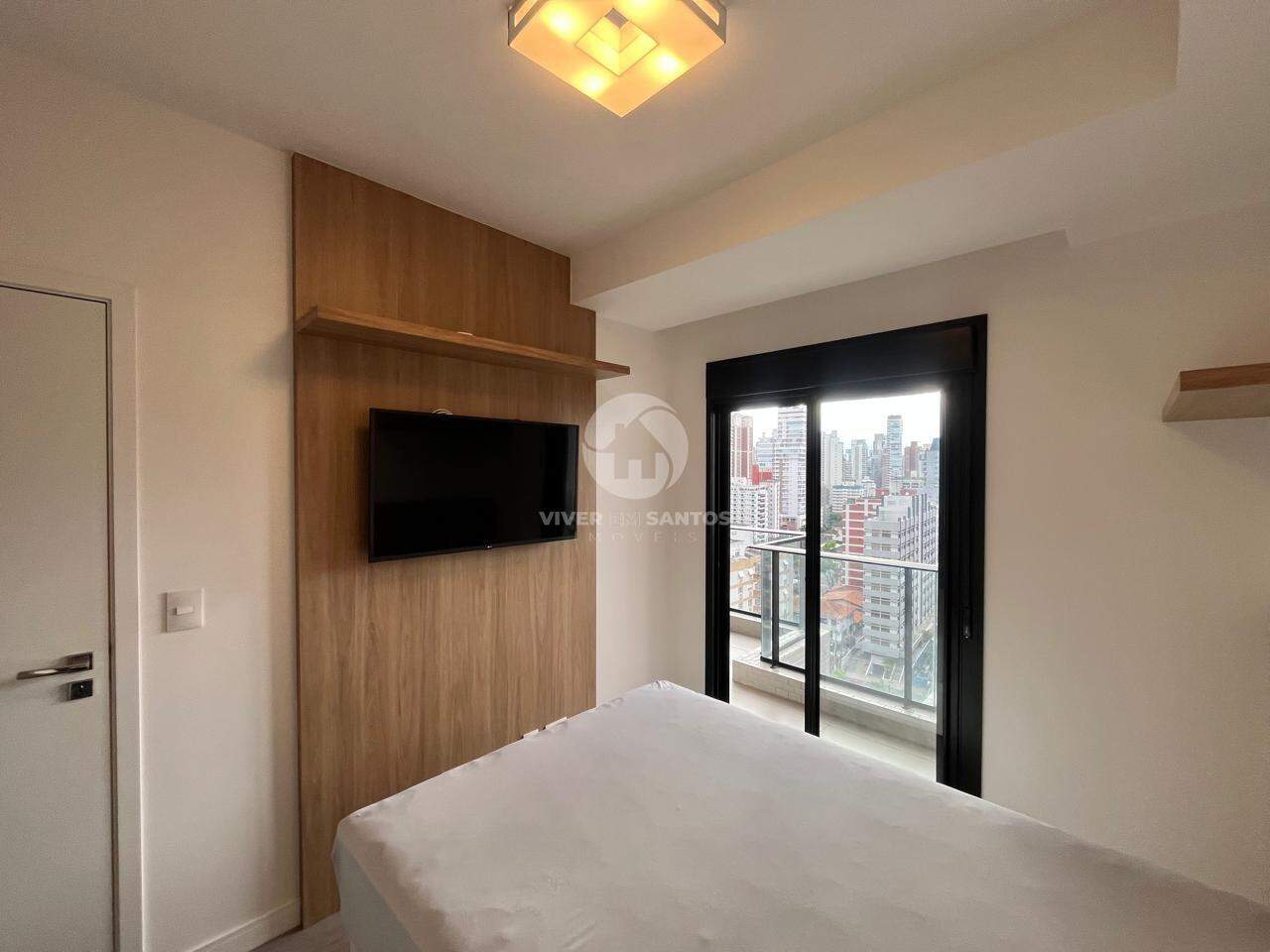 Apartamento no Boqueirão - 01 dormitório- vaga demarcada -Lazer completo- prox. á praia em Boqueirão, Santos — foto 12