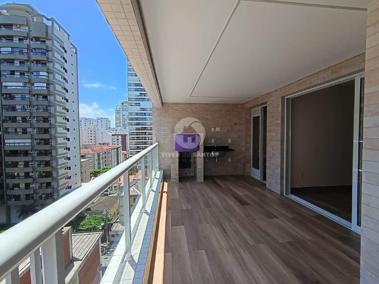 Apartamento 2 suítes novo, sacada gourmet e lazer completo em Embaré, Santos — foto 2