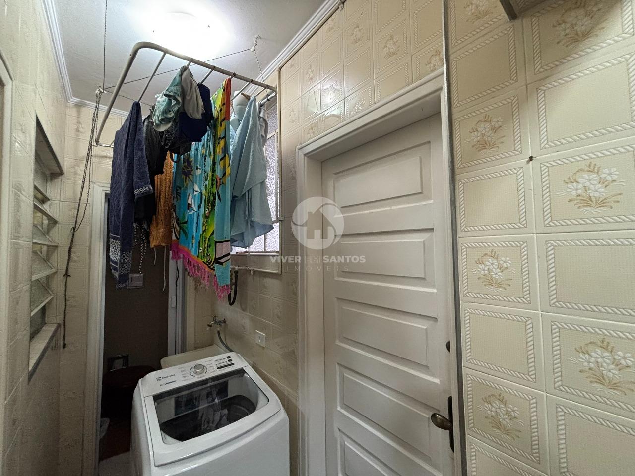 Apartamento na quadra da praia com 2 quartos e 2 banheiros no Gonzaga Santos/SP em Gonzaga, Santos — foto 11