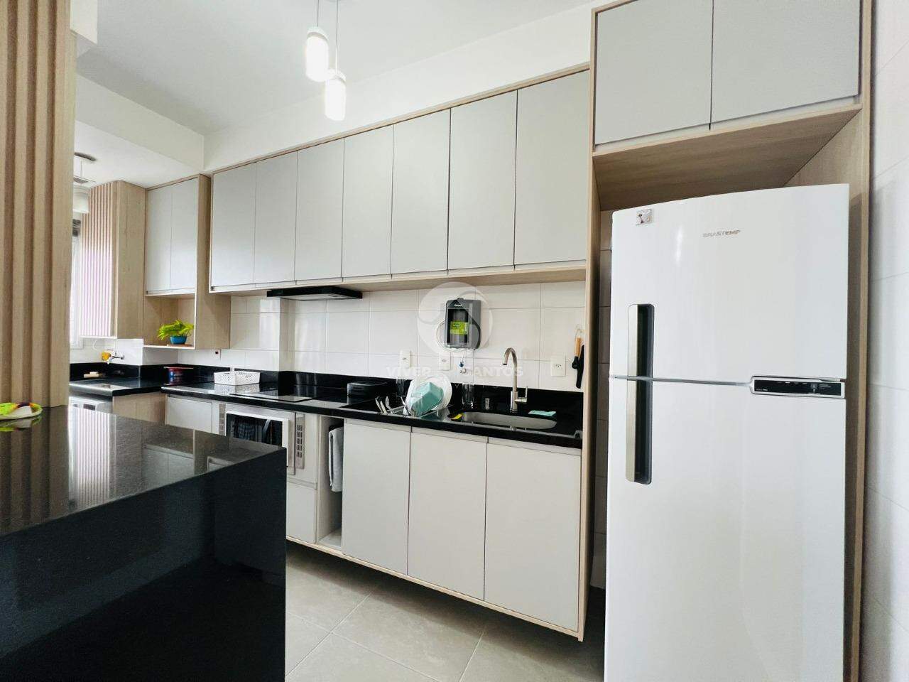 Apartamento com Vista Mar e Lazer Completo com 2 quartos no Gonzaga em Gonzaga, Santos — foto 12