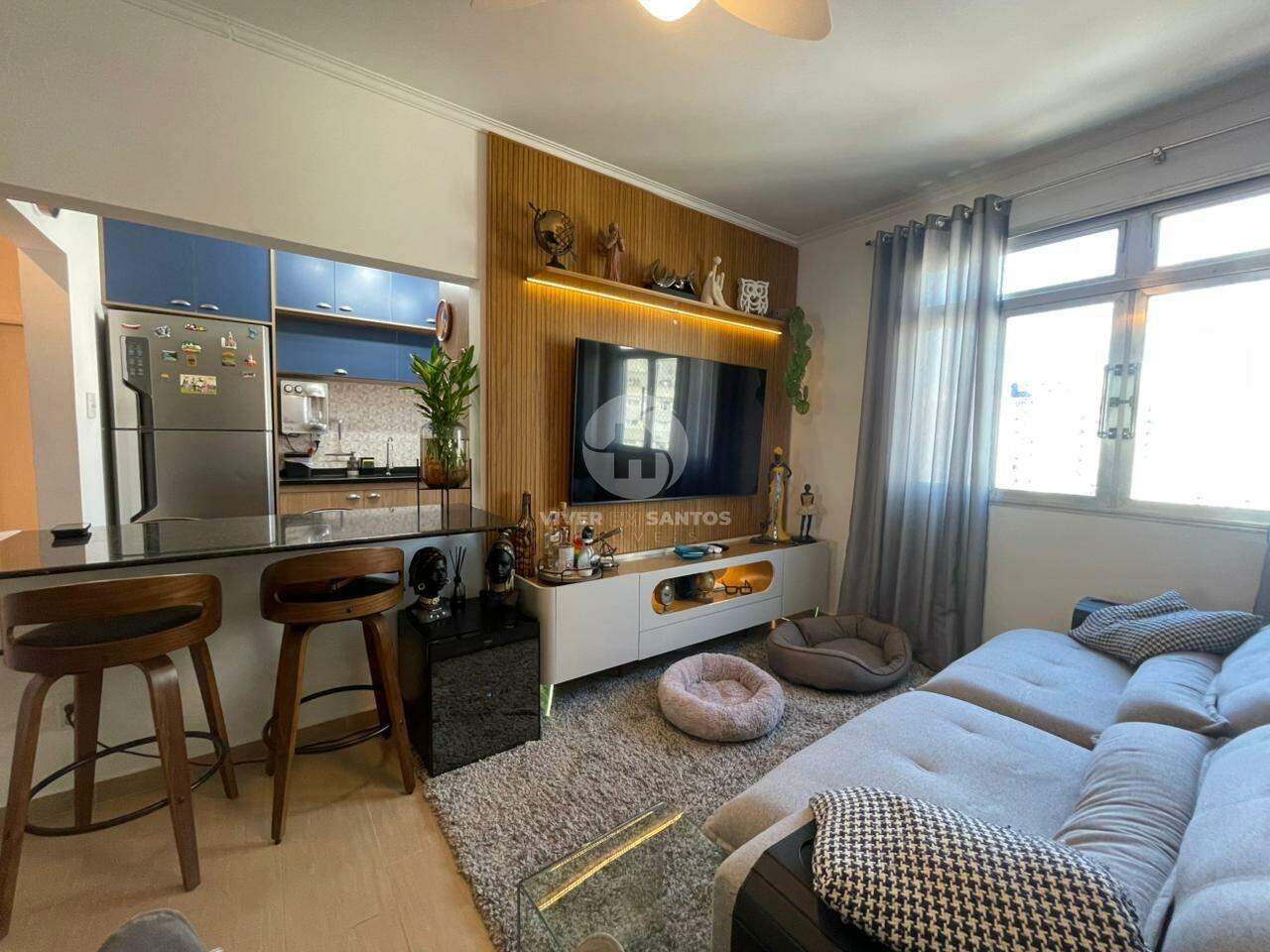 Apartamento 1 Quarto com Suíte em Gonzaga, Santos - 1 Quadra da Praia em Gonzaga, Santos — foto 3